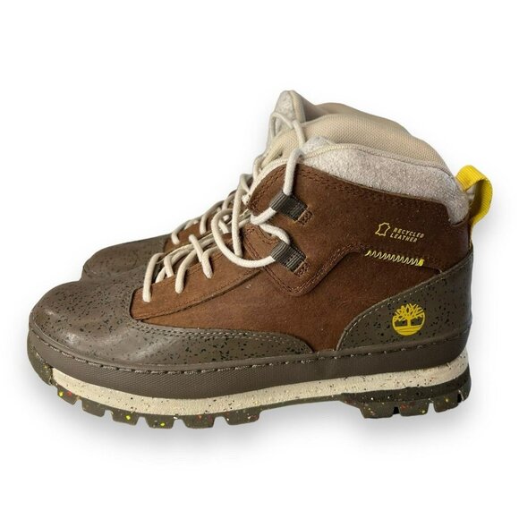 Timberland Brown and Gray Ankle Boots - Picture 1 of 9